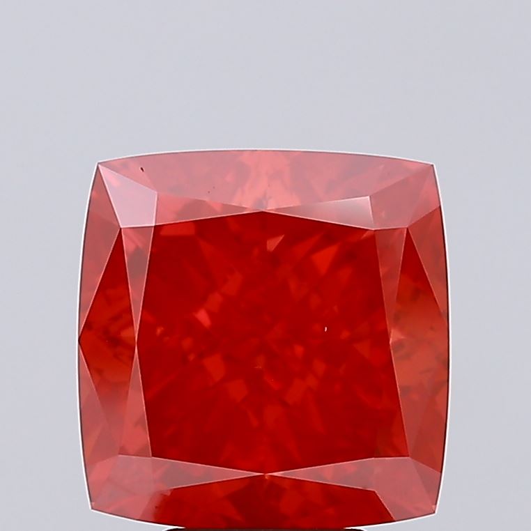 7.51ct Cushion Modified Fancy Vivid Red VS1 IGI