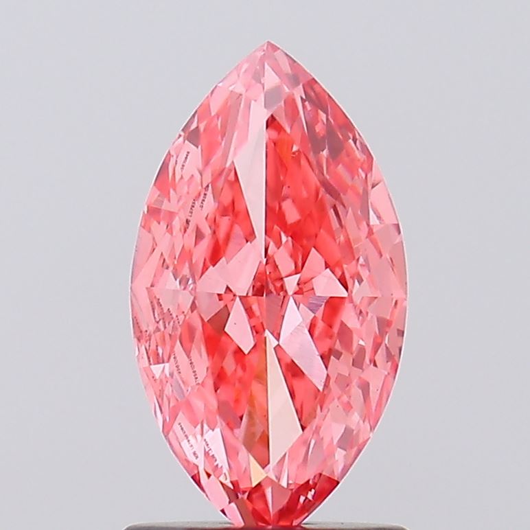 1.53ct Marquise Fancy Vivid Pink VS1 IGI
