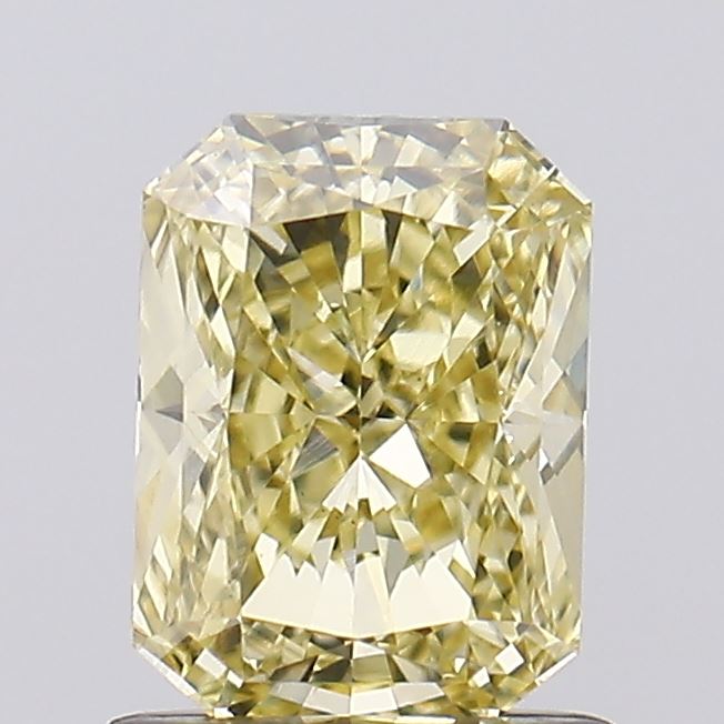1.04ct Radiant Fancy Intense Yellow VS1 IGI