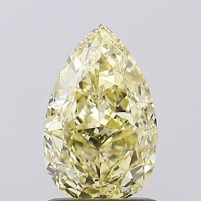 1.5ct Pear Fancy Yellow VS2 IGI