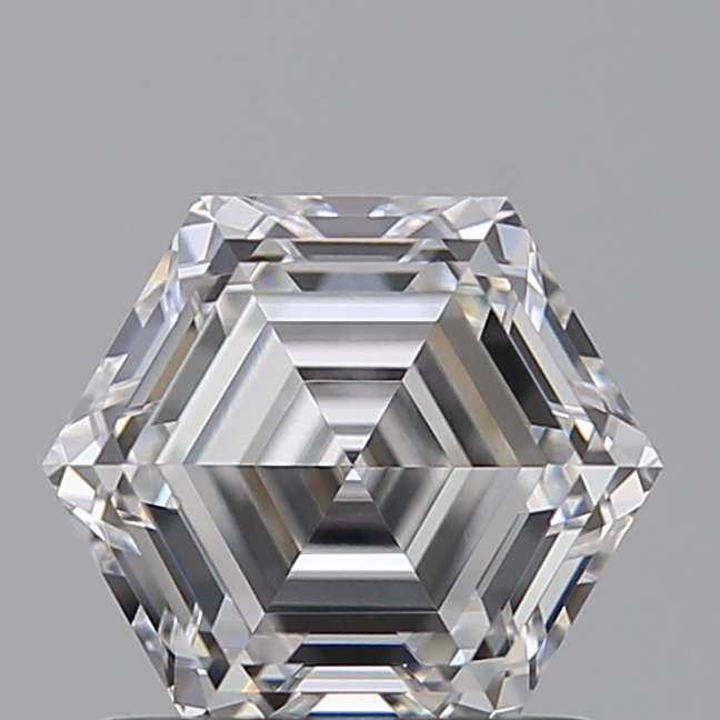 1.08ct Hexagonal D VVS2 IGI