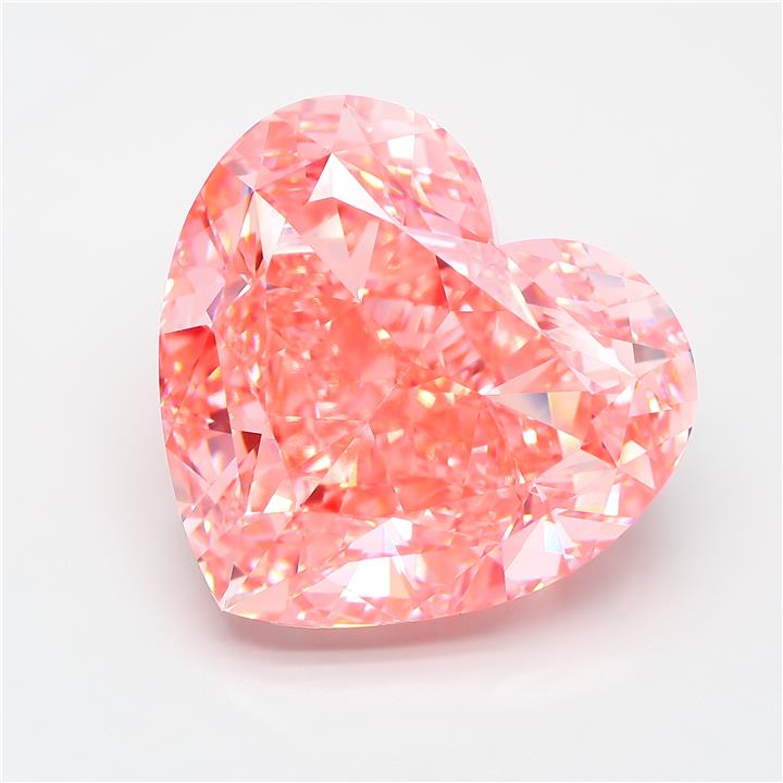 36.15ct Heart Fancy Vivid Pink VVS2 IGI