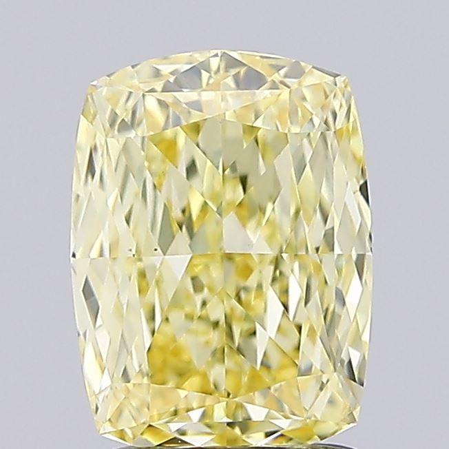 1.52ct Cushion Fancy Yellow VS1 IGI