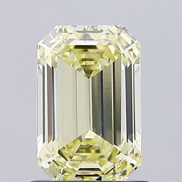 1.04ct Emerald Fancy Light Yellow VS2 IGI