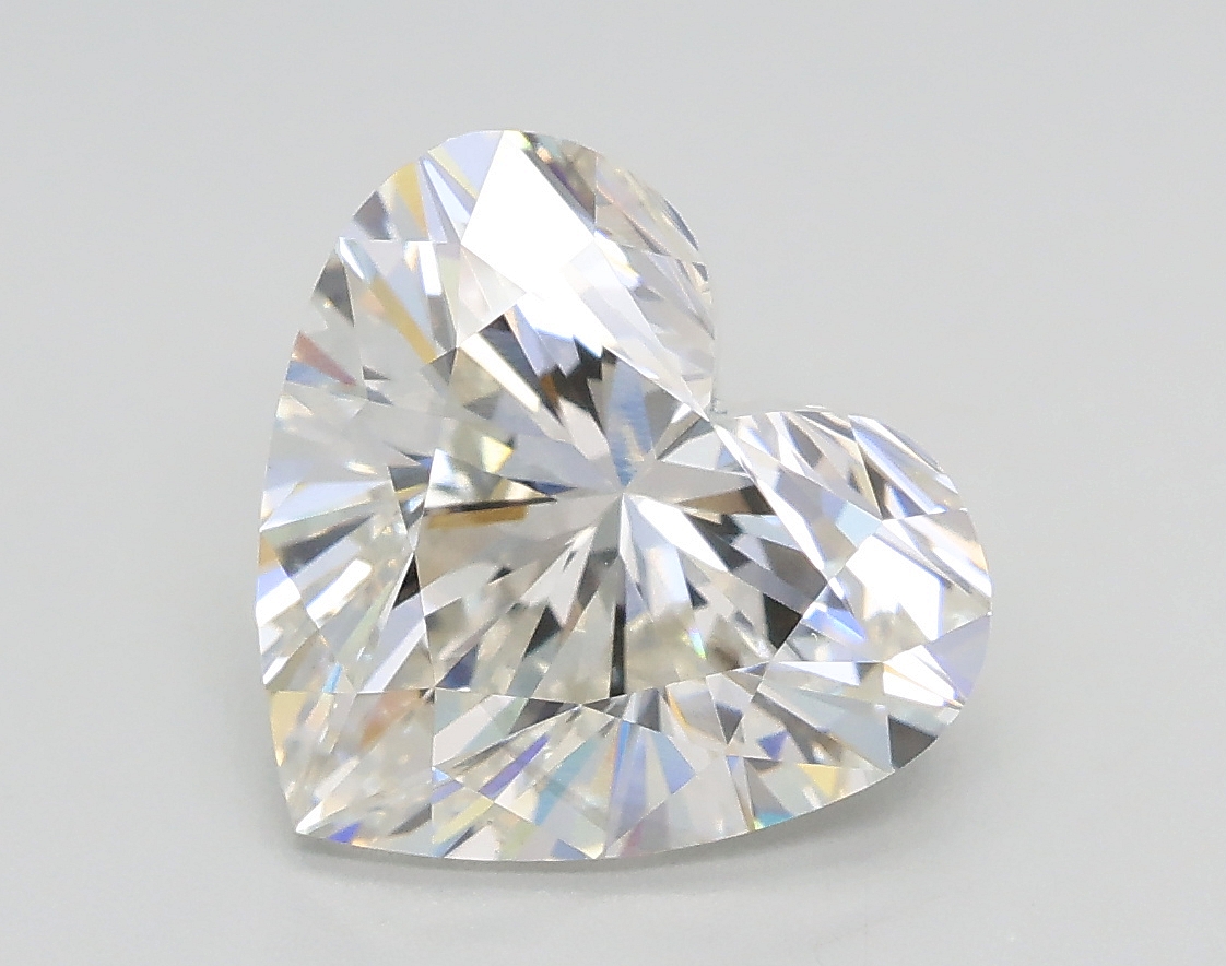 2.71 ct. heart Four Prong Ring in 18kt white gold diamond image