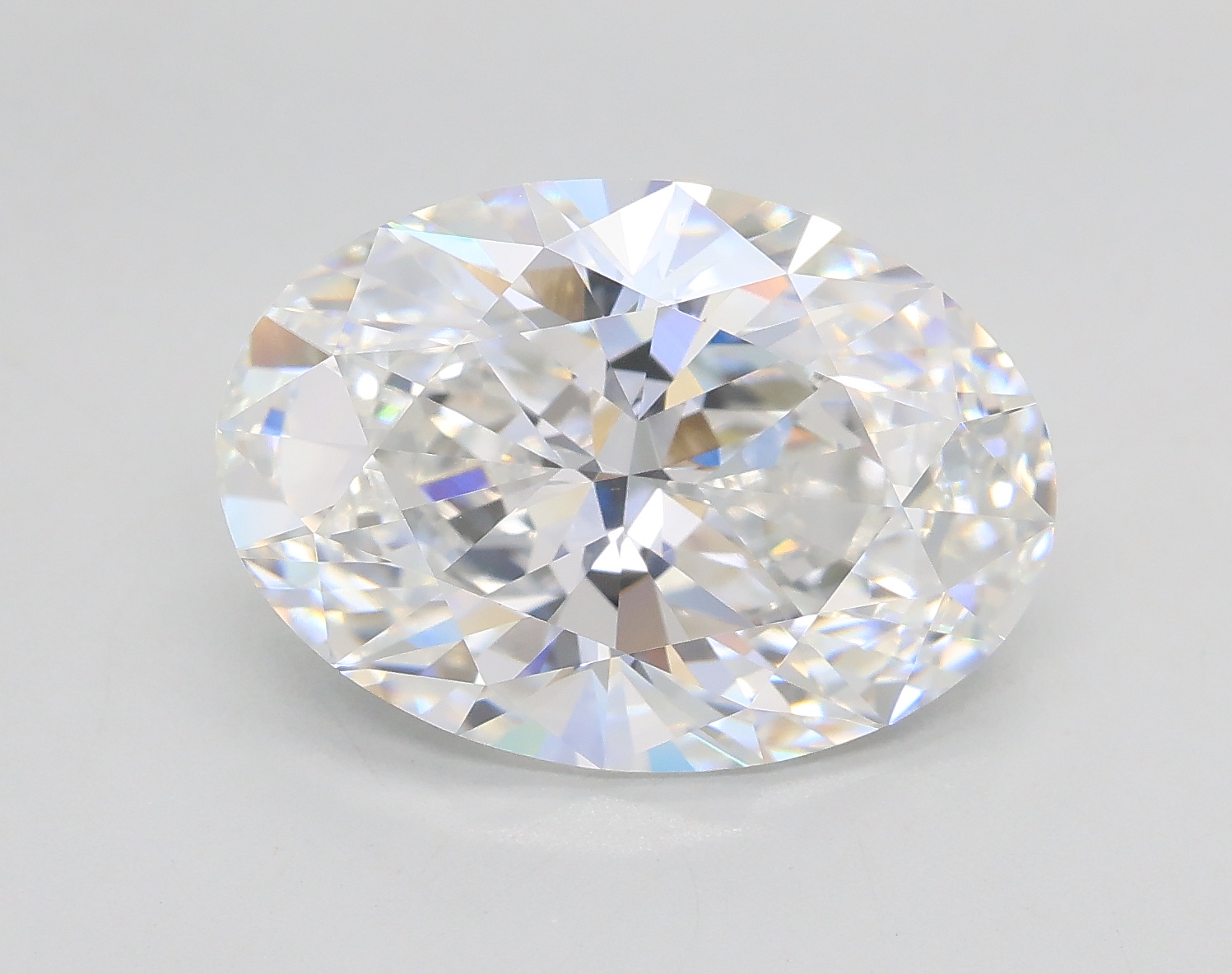 5.07 ct. oval Lab Grown Diamond front image