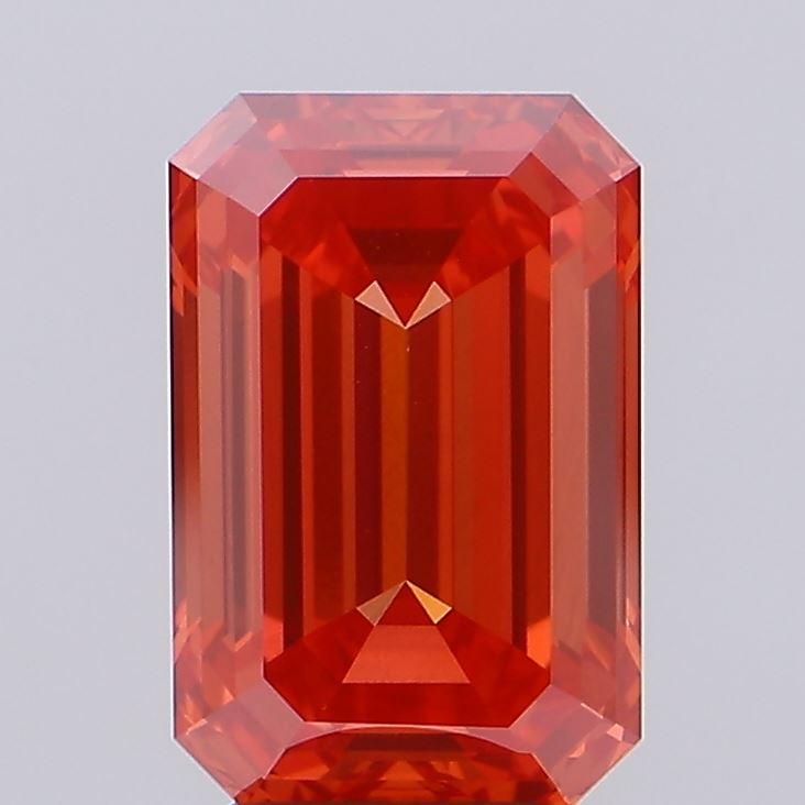 4.31ct Emerald Fancy Vivid Red VVS2 IGI
