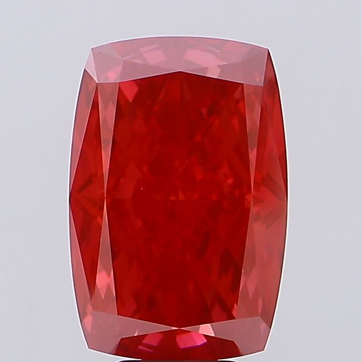 10.15ct Cushion Fancy Vivid Red VS1 IGI