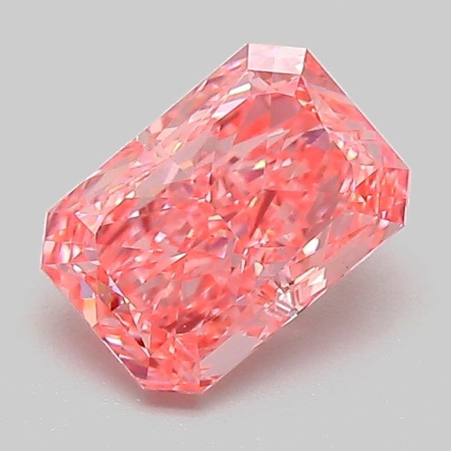 1.05ct Radiant Fancy Vivid Pink VVS2 IGI