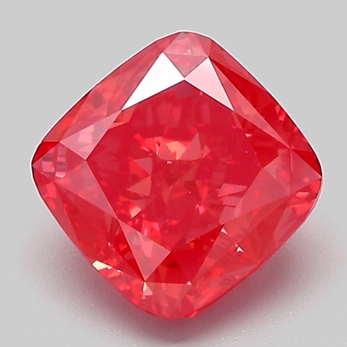 2.07ct Cushion Modified Fancy Vivid Red VVS2 IGI