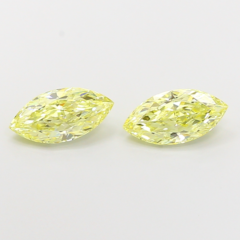 1.19ct Marquise Fancy Yellow VVS2 IGI