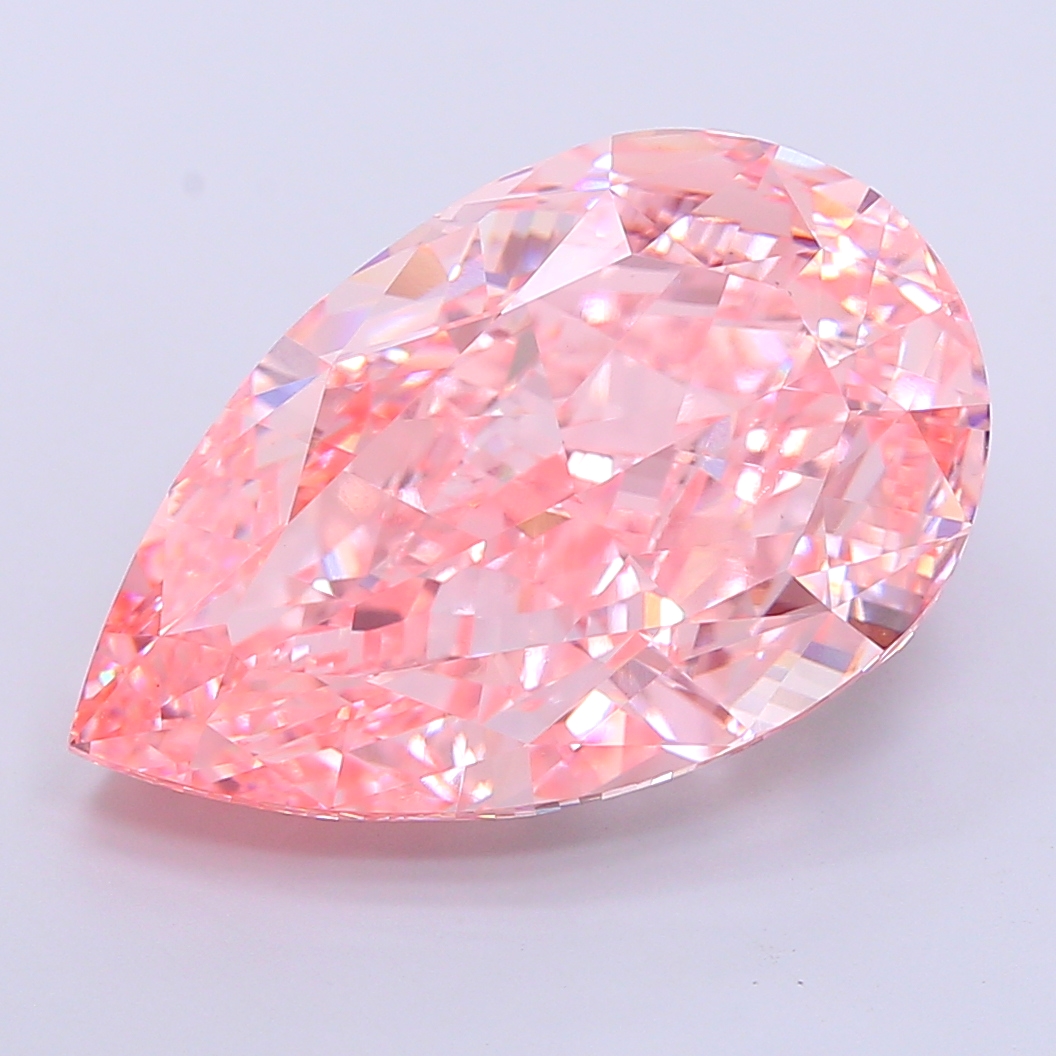 15.04ct Pear Fancy Vivid Pink VVS2 IGI