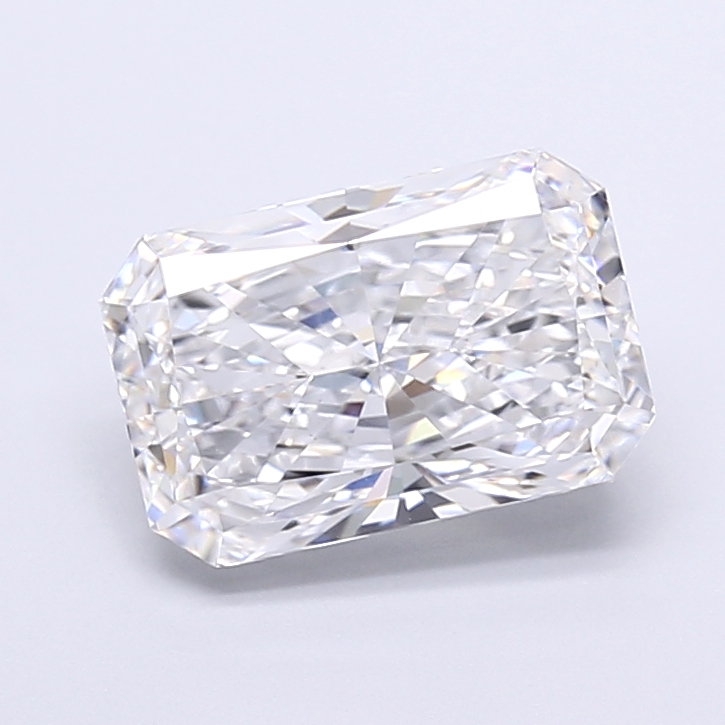 4.11ct Radiant D VVS2 IGI
