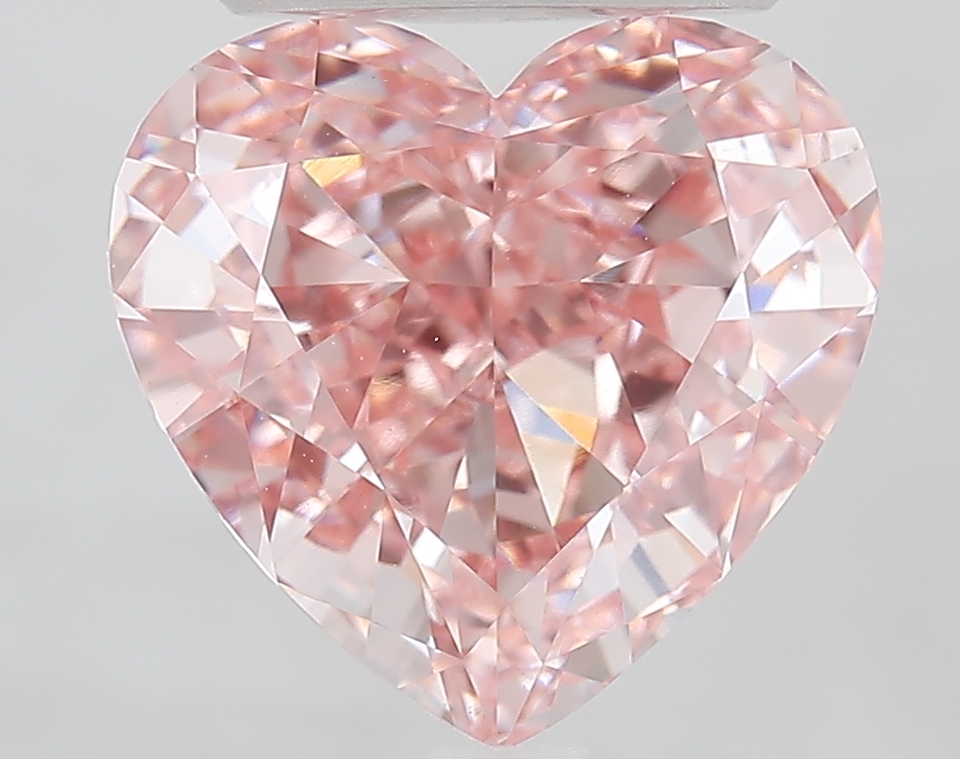 5.06ct Heart Fancy Vivid Pink VVS2 IGI
