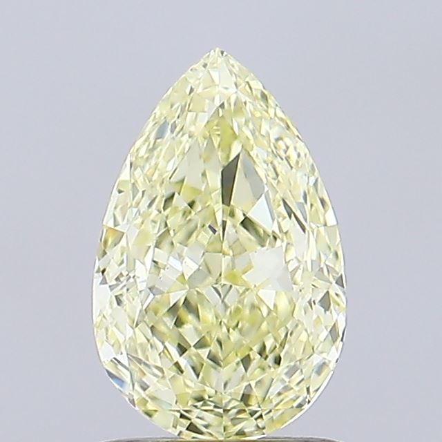 1.02ct Pear Fancy Yellow VVS2 IGI