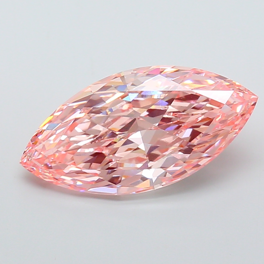 10.5ct Marquise Fancy Vivid Pink VS1 IGI