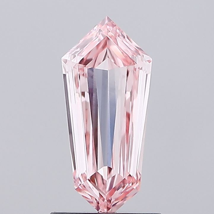 0.88ct Shield Fancy Intense Pink VVS2 IGI