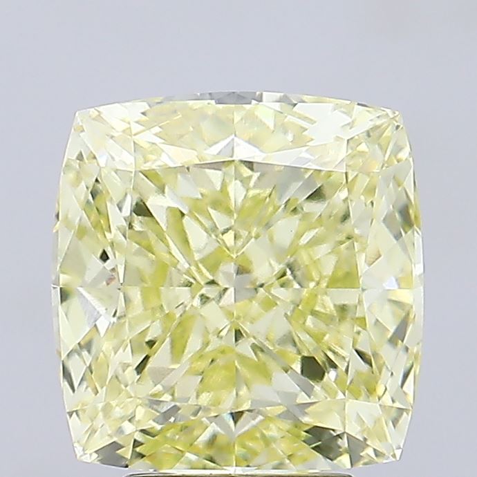 5.08ct Cushion Modified Fancy Yellow VVS2 IGI