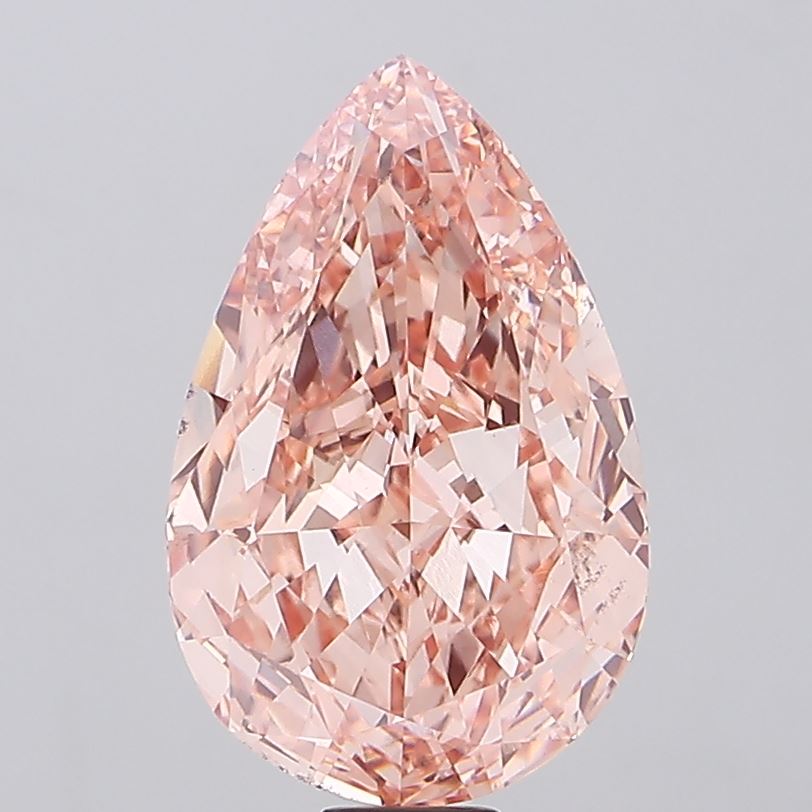 30.06ct Pear Fancy Vivid Pink VS1 IGI