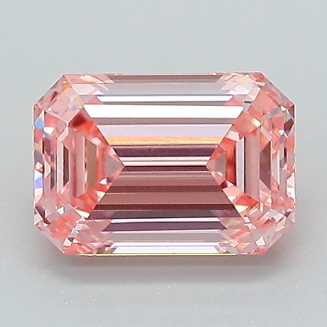 1.26ct Emerald Fancy Intense Pink VS1 IGI