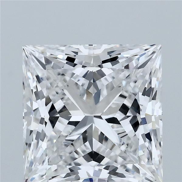 4.08 Carat Princess Cut D VVS2 Diamond - view 1