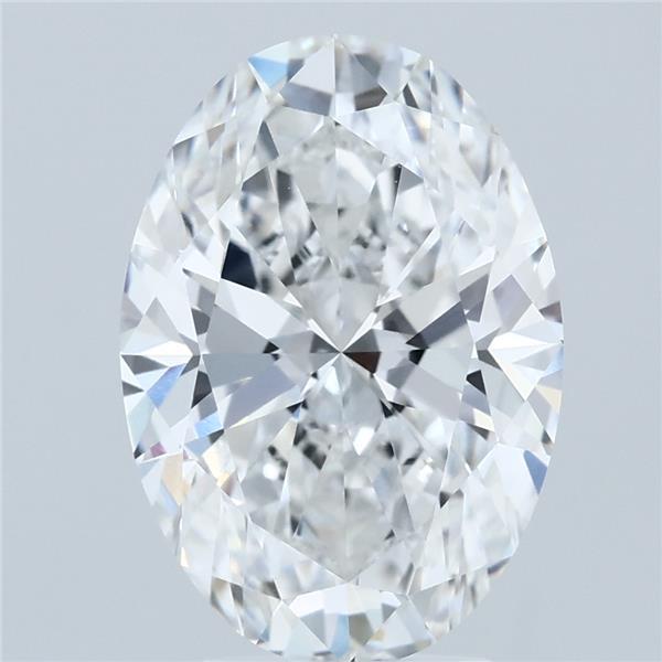 4.07 Carat Oval Cut E VVS1 Diamond - view 1