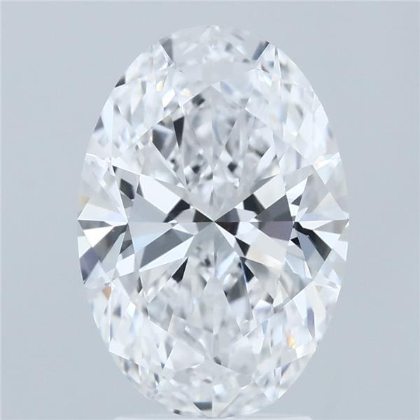 3.08 Carat Oval Cut D VVS1 Diamond - view 1