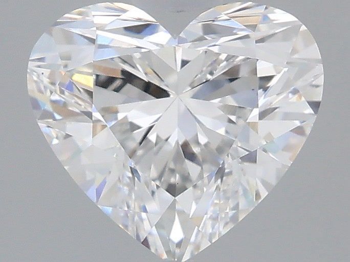 2 carat d VVS2 EX Cut IGI heart diamond