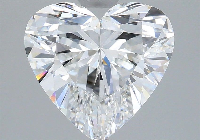 2.09 carat e VVS2 EX Cut IGI heart diamond
