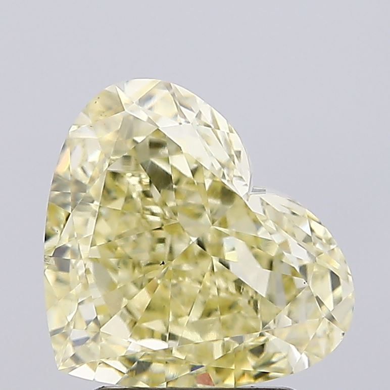 2.5ct Heart Fancy Intense Yellow VS2 IGI
