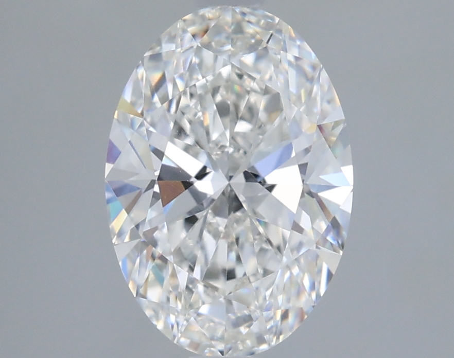 2.08 carat f VVS2 EX Cut IGI oval diamond