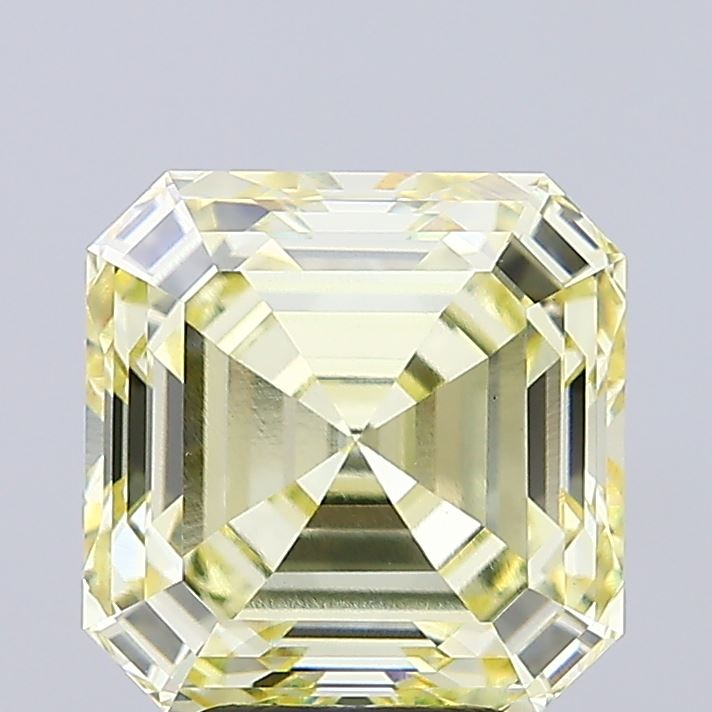 5.52ct SQ EMERALD Fancy Light Yellow VVS2 IGI