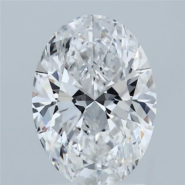 2.06 carat e VVS2 EX Cut IGI oval diamond
