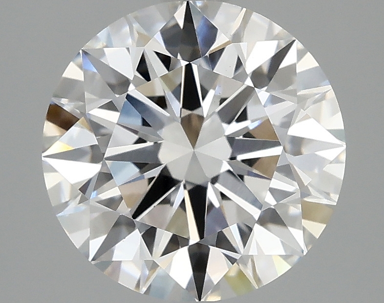 3.06 Carat Round Cut Lab Diamond