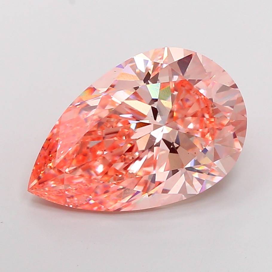 15.06ct Pear Fancy Intense Pink VS1 IGI