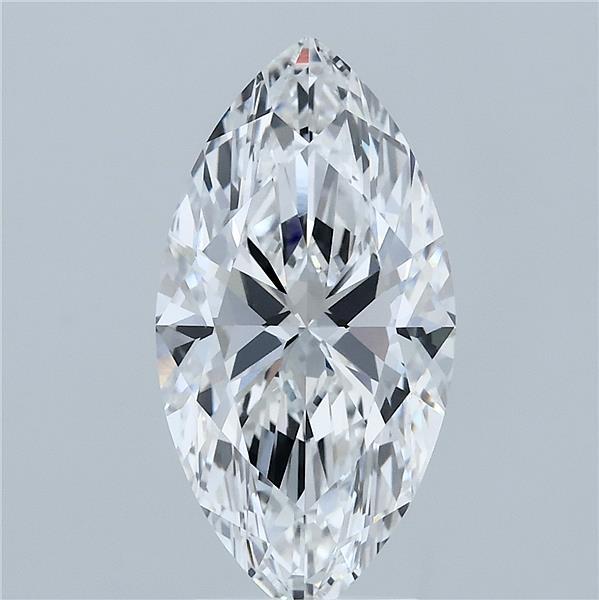 3.05 carat f VVS2 EX Cut IGI marquise diamond