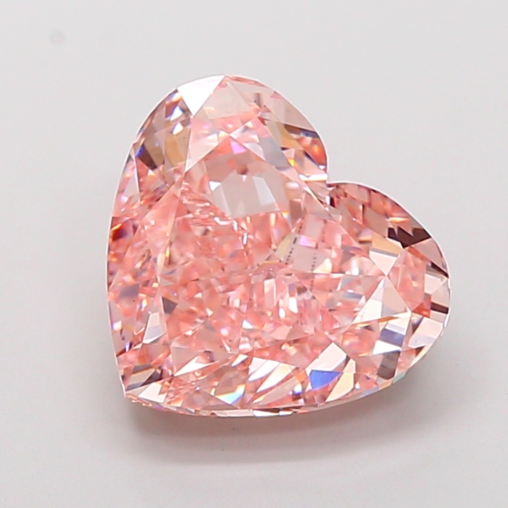 7.04ct Heart Fancy Intense Pink VS1 IGI