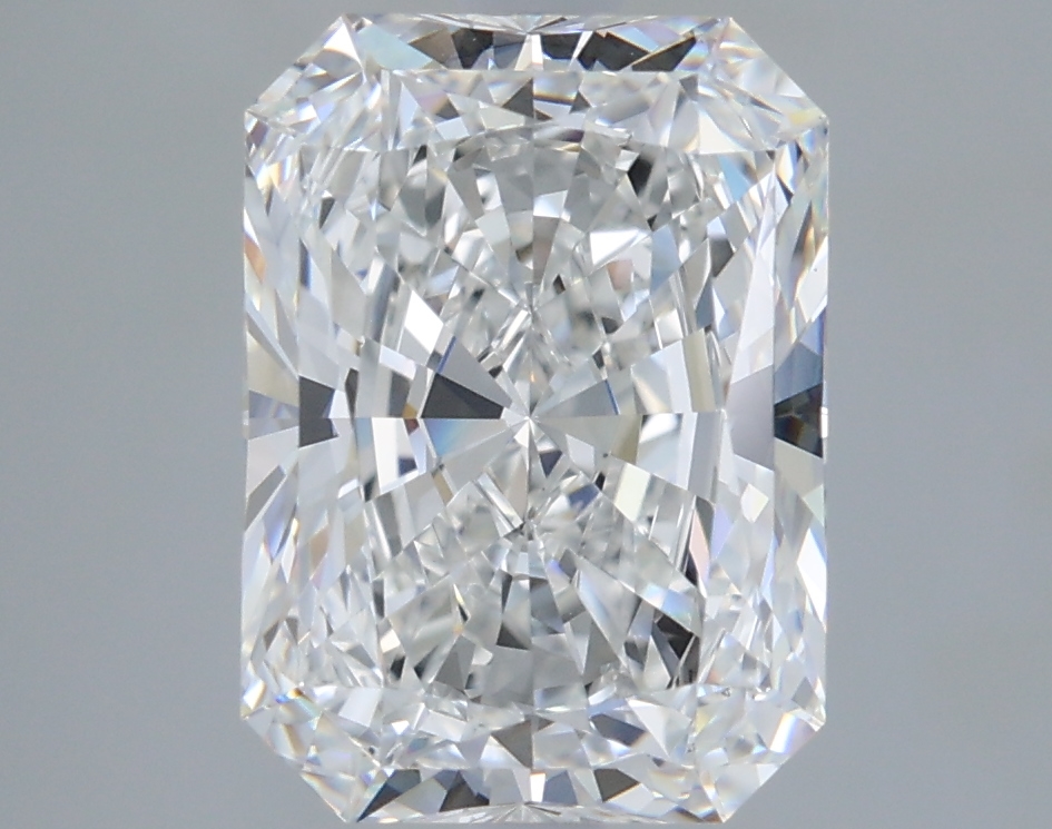 3.07 carat e VS1 EX Cut IGI radiant diamond