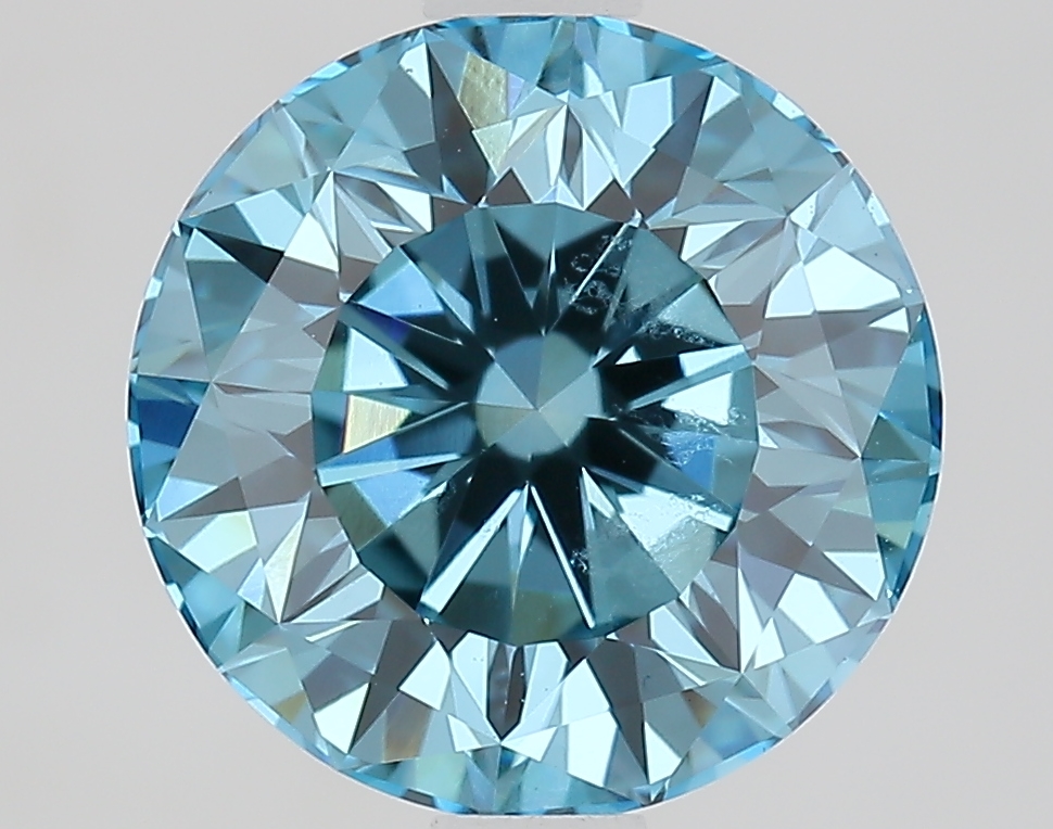 2.53ct Other Fancy Vivid Blue VVS2 IGI