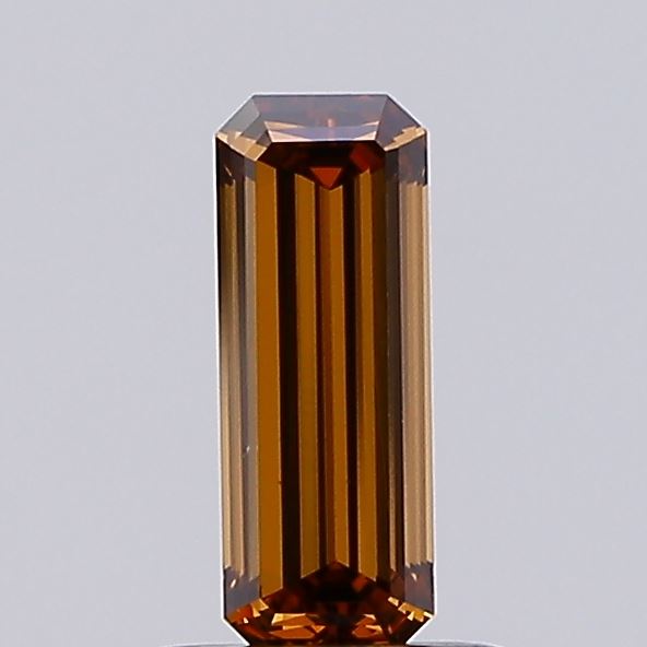 0.65ct Emerald Fancy Brown VS1 IGI