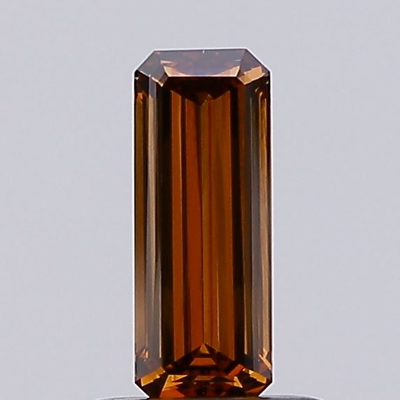 0.64ct Emerald Fancy Brown VVS2 IGI