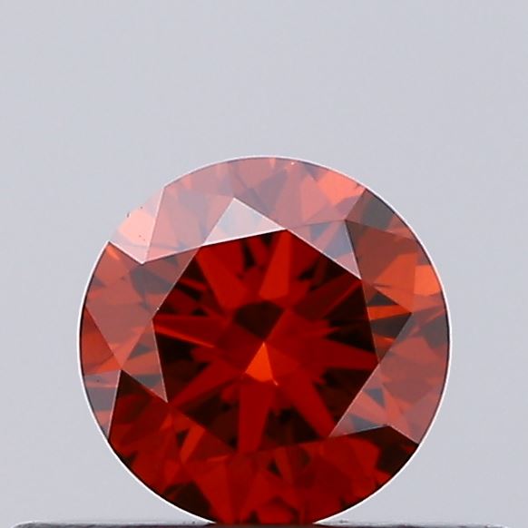 0.26ct Round Fancy Deep Orange VVS2 IGI