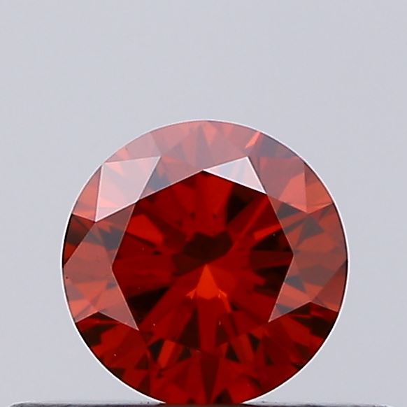 0.24ct Round Fancy Deep Orange VS1 IGI
