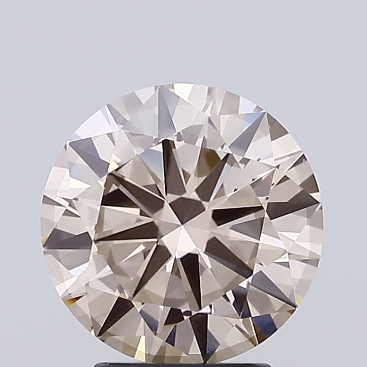 3ct Round Fancy Light Brown VS2 IGI