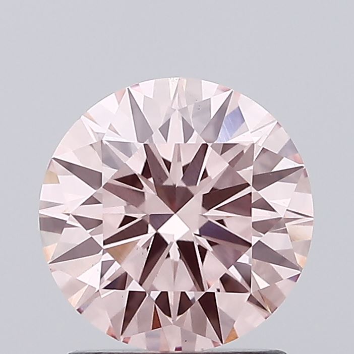 1.46ct Round Fancy Intense Pink VS1 IGI