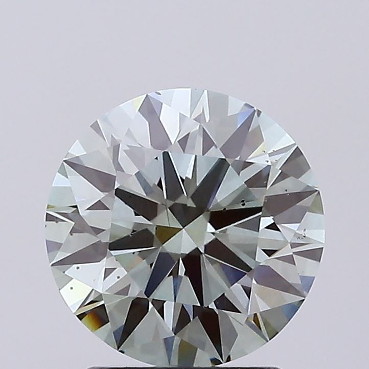 1.84ct Round Fancy Intense Green VS2 IGI