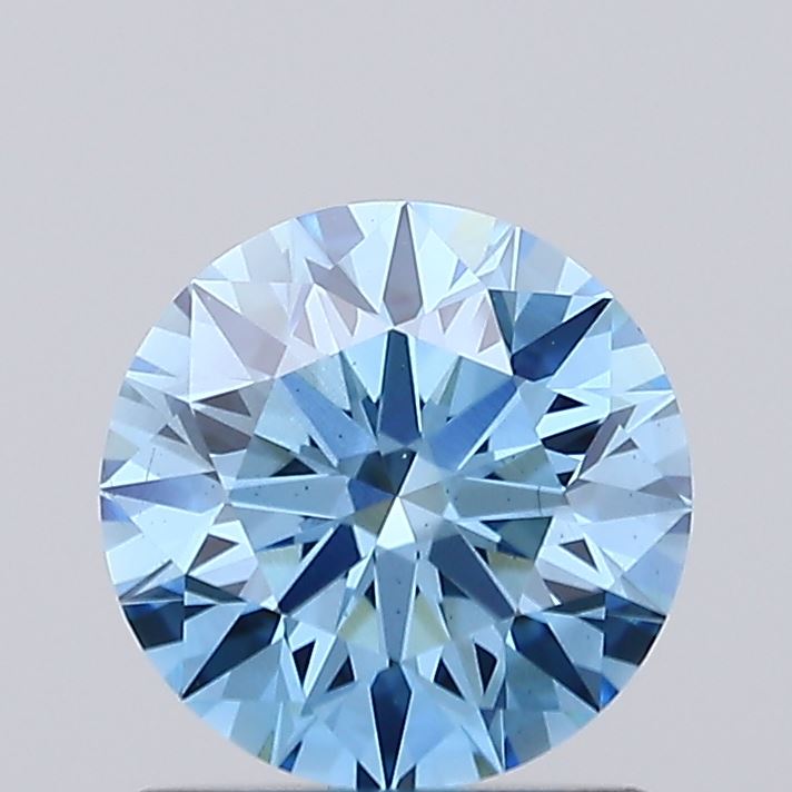 1.2ct Round Fancy Vivid Blue VS2 IGI