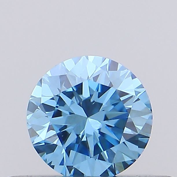 0.27ct Round Fancy Vivid Blue VVS2 IGI