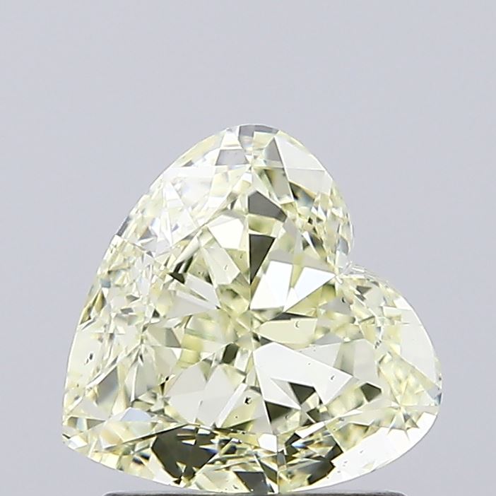 1.5ct Heart Fancy Light Yellow VS2 IGI