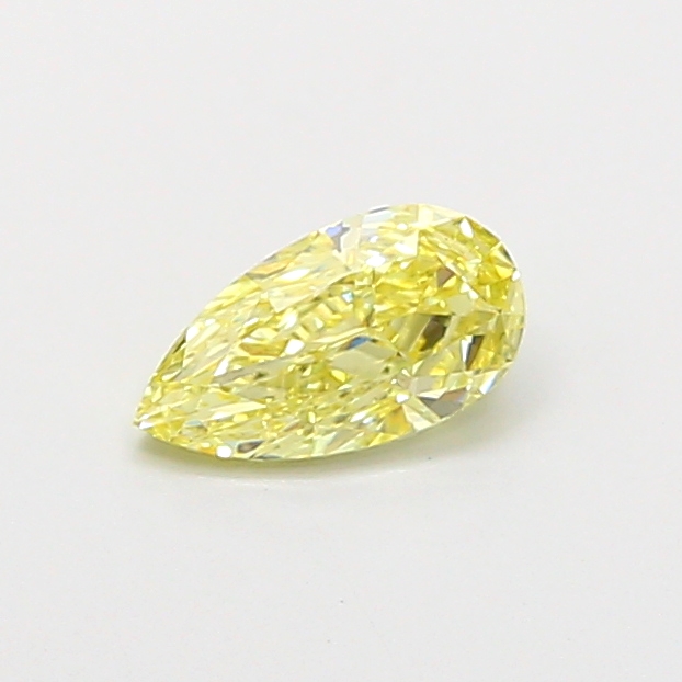 0.72ct Pear Fancy Intense Yellow VS1 IGI